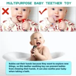 Babies Soft Silicone Car Keys Shape Teething Toys Molar Teether Chew Toys - Image 4