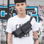 Multifunctional Waterproof Waist Bag Outdoor Casual Crossbody Bag - Image 10