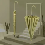 Long Handle Double 16 Bone Sunny And Rain Dual Use Umbrella