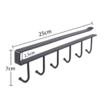 6 Even Iron Hook Hanging Cup Holder Cabinet Storage Hanger - Image 3