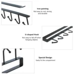 6 Even Iron Hook Hanging Cup Holder Cabinet Storage Hanger - Image 4