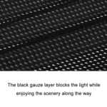 2pcs Car Curtain Sun Protection Mesh Suction Cup Sunshade - Image 3