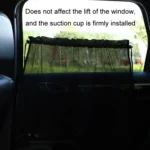 2pcs Car Curtain Sun Protection Mesh Suction Cup Sunshade - Image 5