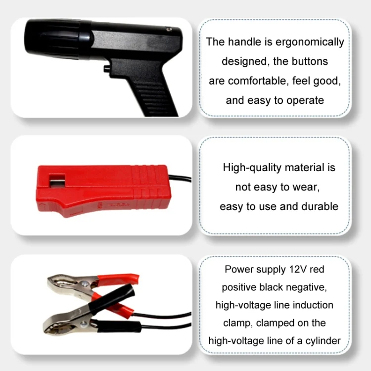 TBD06038108_3.webp Automotive Petrol Engine Ignition Timing Light Xenon Lamp Strobe Tester - Image 4