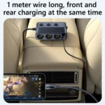 Car Cigarette Lighter USB3.0/PD Interface 128W Car Charger - Image 12
