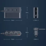 Car Cigarette Lighter USB3.0/PD Interface 128W Car Charger - Image 3