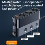 Car Cigarette Lighter USB3.0/PD Interface 128W Car Charger - Image 7