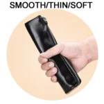 Men Long Wallet Soft Leather Zipper Mini Phone Bag Clutch Bag - Image 6