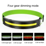 Portable Outdoor Camping Strong Light Rechargeable Warning Headlamp - Image 3