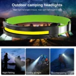 Portable Outdoor Camping Strong Light Rechargeable Warning Headlamp - Image 6