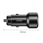 Yesido Y42 PD+QC3.0 Car Charger Cigarette Lighter 42W Fast Charger - Image 2