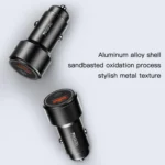 Yesido Y42 PD+QC3.0 Car Charger Cigarette Lighter 42W Fast Charger - Image 3