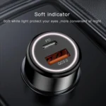 Yesido Y42 PD+QC3.0 Car Charger Cigarette Lighter 42W Fast Charger - Image 6