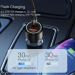 Yesido Y42 PD+QC3.0 Car Charger Cigarette Lighter 42W Fast Charger - Image 9
