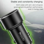 Yesido Y43 Dual USB Port Car Fast Charger Cigarette Lighter 36W Car Charger - Image 7