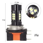 1pair Automotive High-power LED White Light Fog Lamp - Image 4