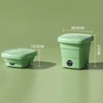 Mini Portable Folding Household Washing Machine Underwear Washer - Image 3