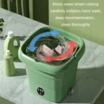 Mini Portable Folding Household Washing Machine Underwear Washer - Image 6