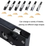 Woodworking Multi-Angle Chamfering Adjustable Depth Hand Planer - Image 3