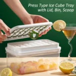 Ice Mold Folding Lid Press Ice Box - Image 10