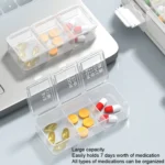 24 Grid Large Capacity Sealing Pills Case 3 Times A Day 7 Day Medicine Organizer Box - Image 8
