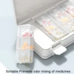 24 Grid Large Capacity Sealing Pills Case 3 Times A Day 7 Day Medicine Organizer Box - Image 10