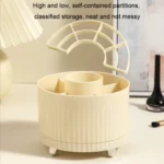 Desktop Rotation Makeup Brush Bucket Dressing Table Stand - Image 5