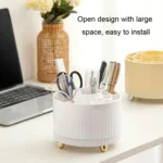 Desktop Rotation Makeup Brush Bucket Dressing Table Stand - Image 8