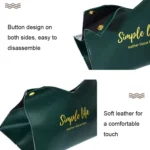 Household Bedroom PU Tissue Bag Car Living Room Paper Storage Box - Image 5