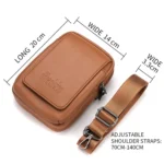 DEABOLAR Men Waist Bag Vertical Waist Belt Hanging Bag Outdoor Sports Mini Mobile Phone Bag - Image 3