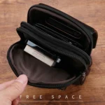 DEABOLAR Men Waist Bag Vertical Waist Belt Hanging Bag Outdoor Sports Mini Mobile Phone Bag - Image 10