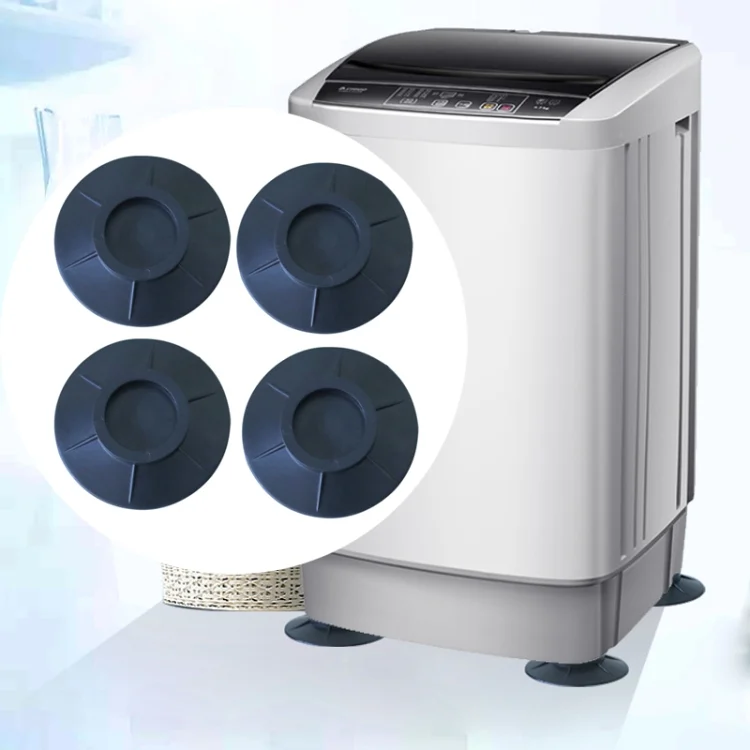 TBD0603835801A.webp 4pcs Universal Washing Machine Non-slip Mat Mute Anti-moving Fixed Base Shock-absorbing Pad - Image 1