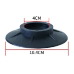 4pcs Universal Washing Machine Non-slip Mat Mute Anti-moving Fixed Base Shock-absorbing Pad - Image 3