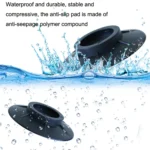 4pcs Universal Washing Machine Non-slip Mat Mute Anti-moving Fixed Base Shock-absorbing Pad - Image 5