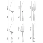 Stainless Steel Cake Knife Fork Set Cake Spoon Moon Cake Knife Fork - Image 2