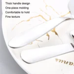 Stainless Steel Cake Knife Fork Set Cake Spoon Moon Cake Knife Fork - Image 4