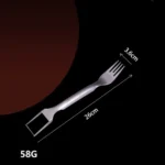 2 In 1 Watermelon Fork Slicer Stainless Steel  Kitchen Fruit Cutter - Image 3