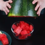 2 In 1 Watermelon Fork Slicer Stainless Steel  Kitchen Fruit Cutter - Image 6