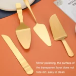 Stainless Steel Cake Moon Cake Knife Fork Dessert Cake Baking Tools - Image 4
