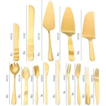 Stainless Steel Cake Moon Cake Knife Fork Dessert Cake Baking Tools - Image 5