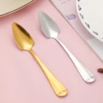 Stainless Steel Scraper Spoon Fruit Grapefruit Spoon Baby Digging Ball Spoon - Image 3