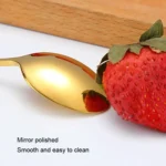 304 Stainless Steel Long Handle Thickened Pointed Spoon Coffee Ice Drink Mixing Spoon - Image 6