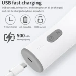 Electric Waterproof Hairdresser Children Low Noise Rechargeable Push Clipper - Image 7