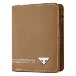 DEABOLAR Men Wallet Retro Casual Short Multi-card Holder Driver License Case