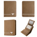 DEABOLAR Men Wallet Retro Casual Short Multi-card Holder Driver License Case - Image 7