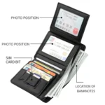 DEABOLAR Men Wallet Retro Casual Short Multi-card Holder Driver License Case - Image 3