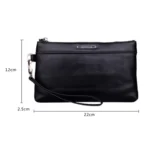 Men Clutch Bag Casual Long Zipper Wallet Large Capacity Handbag - Image 3