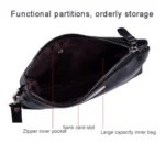 Men Clutch Bag Casual Long Zipper Wallet Large Capacity Handbag - Image 5