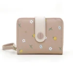 PU Leather Short Wallet Cute Printed Coin Purse