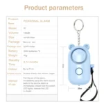 130dB LED Personal Alarm Pull Ring Outdoor Self-defense Products - Image 3